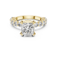 Princess Cut Hidden Halo Ring