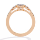 Oval Engagement Ring with Marquise Side Stones