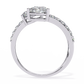 Diamond Serpent Wrap Ring | Modern Three Stone Design
