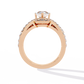 Diamond Peacock Statement Ring | Pear Cut Art Deco Design