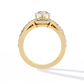 Diamond Peacock Statement Ring | Pear Cut Art Deco Design