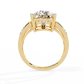 Pear Shaped Elegant Modern Design | Modern Pave Diamond Band