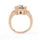 Pear Shaped Elegant Modern Design | Modern Pave Diamond Band