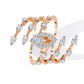 Diamond Vine Wrap Ring | Nature-Inspired Statement Ring
