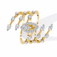 Diamond Vine Wrap Ring | Nature-Inspired Statement Ring