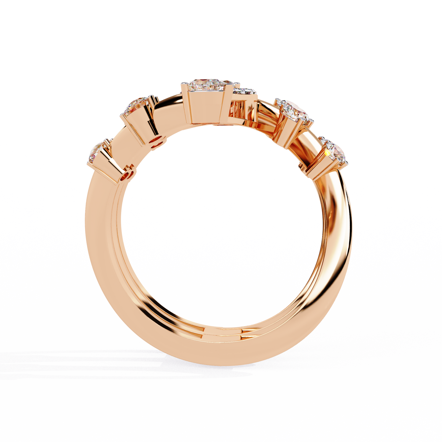 Diamond Vine Wrap Ring | Nature-Inspired Statement Ring