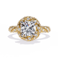 Intricate Halo Diamond Engagement Ring