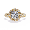 Intricate Halo Diamond Engagement Ring