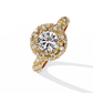 Intricate Halo Diamond Engagement Ring