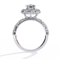 Intricate Halo Diamond Engagement Ring