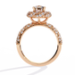 Intricate Halo Diamond Engagement Ring