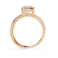 Open Wrap Diamond Ring | Modern Solitaire Engagement Style