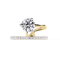 Open Wrap Diamond Ring | Modern Solitaire Engagement Style