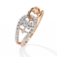 Interlocking Split Shank Diamond Ring | Modern Statement Ring