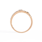 Interlocking Split Shank Diamond Ring | Modern Statement Ring