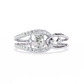 Interlocking Split Shank Diamond Ring | Modern Statement Ring