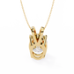 Oval Diamond Solitaire Pendant with 4-Prong Setting