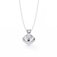 Round Solitaire Pendant with Swirl Setting