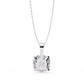 Floating Solitaire Diamond Necklace | Modern Round Pendant