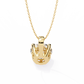 Floating Solitaire Diamond Necklace | Modern Round Pendant