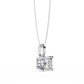 Princess Cut Diamond Solitaire Pendant