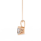 Princess Cut Diamond Solitaire Pendant