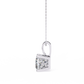 Princess Cut Diamond Solitaire Pendant