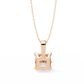 Princess Cut Diamond Solitaire Pendant