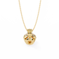Crown Solitaire Necklace | 6-Prong Round Diamond Pendant