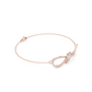 Round Diamond Infinity Bracelet