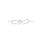 Round Diamond Infinity Bracelet