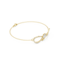 Round Diamond Infinity Bracelet