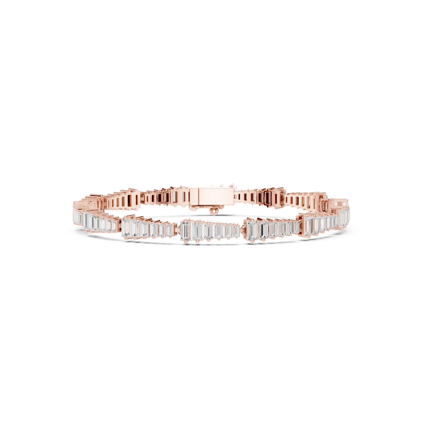 Baguette Diamond Tennis Bracelet
