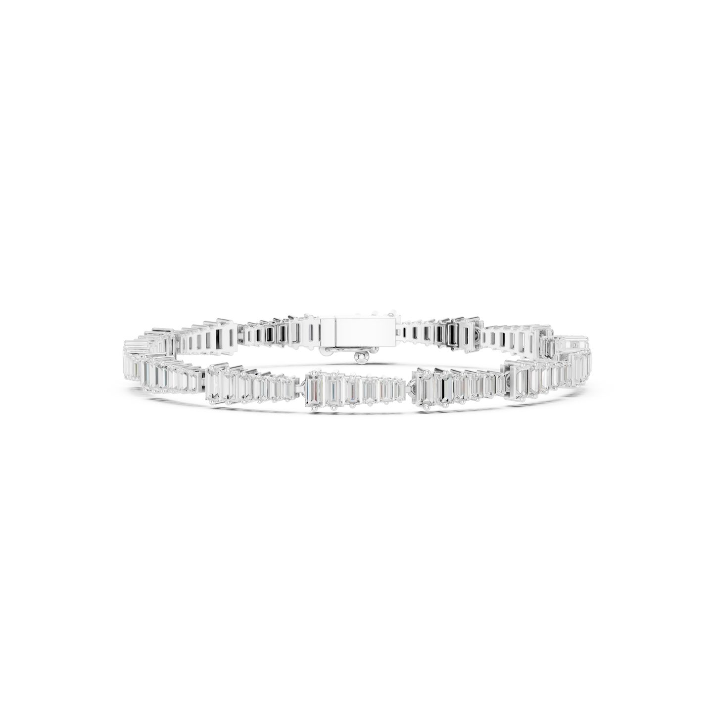 Baguette Diamond Tennis Bracelet
