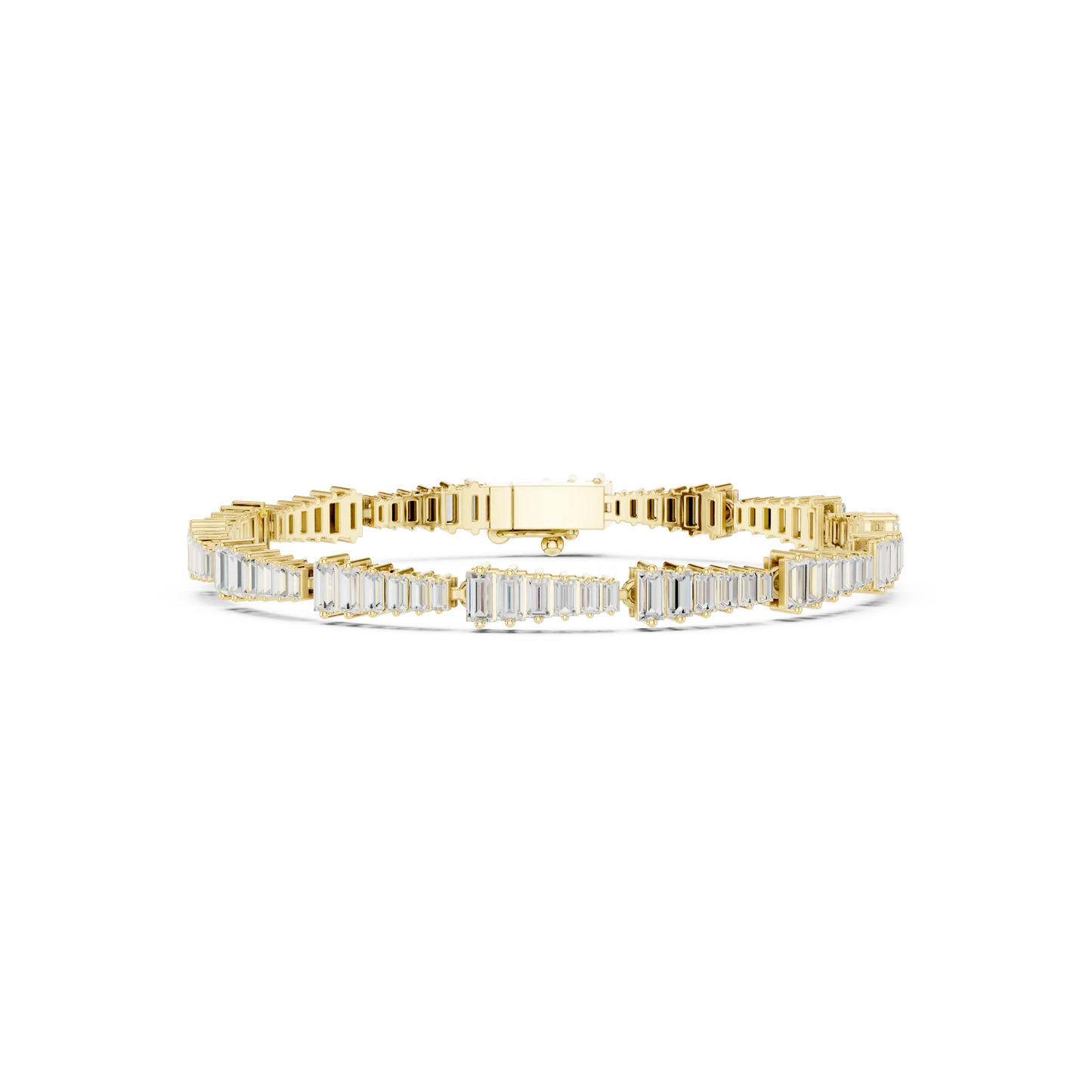 Baguette Diamond Tennis Bracelet