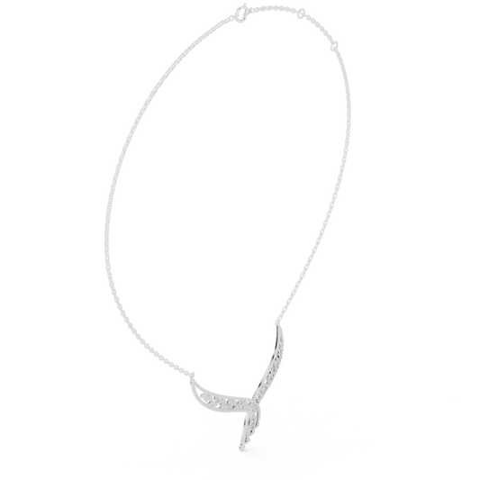 Diamond Bypass Statement Necklace