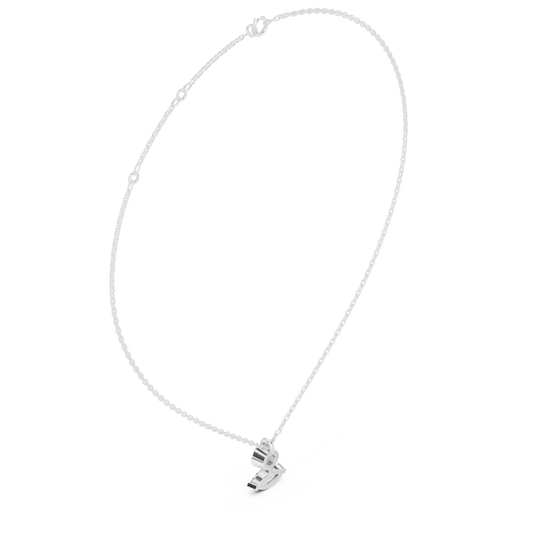 Round Bezel Set Solitaire Pendant Necklace