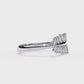 Diamond Feather Ring | Elegant Marquise Statement Band