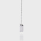 Emerald Cut Solitaire Necklace