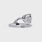 Open Wrap Diamond Ring | Modern Solitaire Engagement Style
