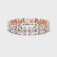 Marquise Diamond Flower Bracelet