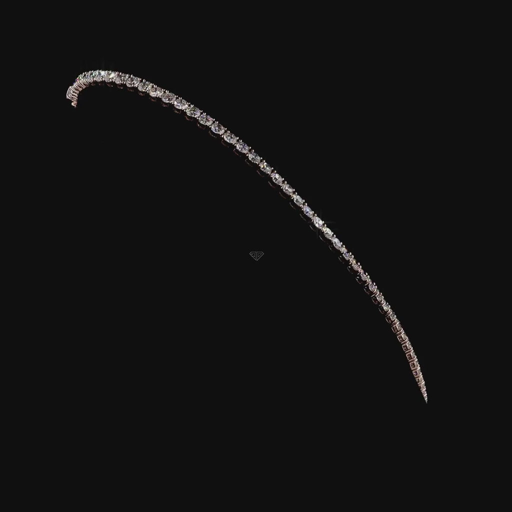 Rose Gold Round Diamond Necklace