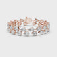 Pear Shaped Diamond Tennis Bracelet