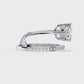 Open Wrap Diamond Ring | Modern Solitaire Engagement Style