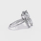 Double Cushion Cut "You and Me" Halo Ring