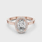 Oval Halo Ring