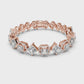 Unique Emerald Cut Diamond Tennis Bracelet