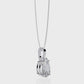 Pear Shaped Solitaire Necklace | Teardrop Diamond Pendant