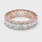Emerald Cut Diamond Eternity Band