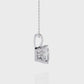Princess Cut Diamond Solitaire Pendant